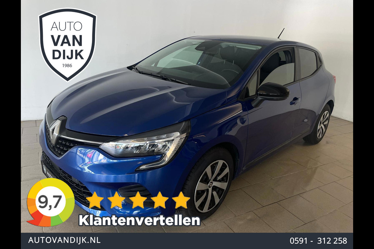 Renault Clio 1.0 TCe 90 Equilibre AIRCO NAVI CRUISE APPLE CARPLAY PRIVACY GLAS ELEK RAMEN CENT VERG METALLIC LAK ZEER NETTE AUTO