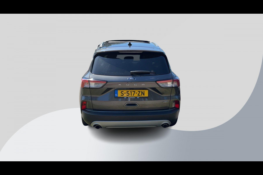 Ford Kuga 2.5 PHEV Titanium X 225pk Wegklapbare Trekhaak | Adaptieve Cruise | Panorama dak | Winterpack | Elektrische Achterklep | 1.500kg Trekgewicht | B&O Audio