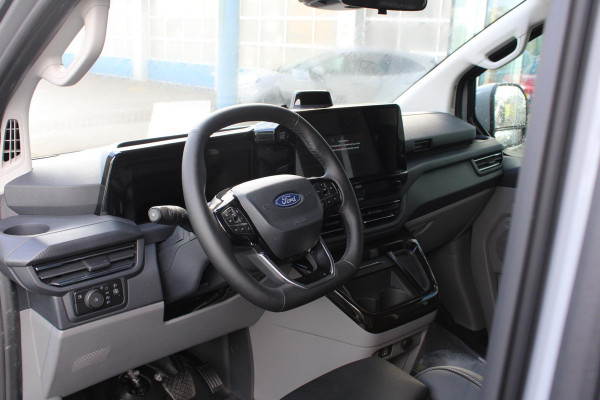 Ford Transit Custom 320 2.5 PHEV L2H1 Grey Platinum DC | Dubbele Cabine | Rijklaar | Dubbele zijschuifdeur | Dual-zone automatische airconditioning | Privacy glass | Groot middenconsole | Trekhaakvoorbereiding | Centrale dubbele vergrendeling | Driver Assistent Pack Ultimate | Verwarmbaar stuurwiel | 2 AGM accus | PHEV 1-fase oplaadkabel 10m | Vehicle Integration System