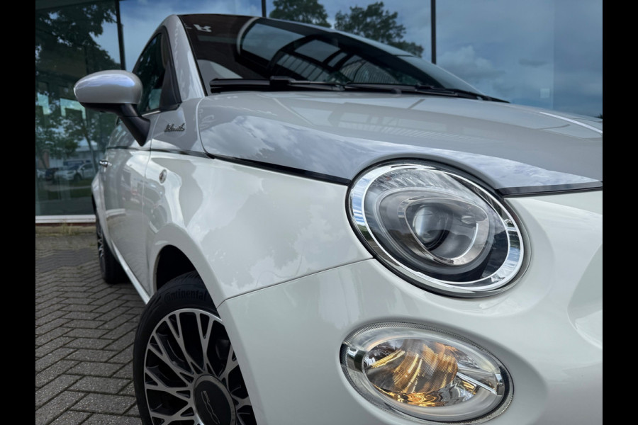 Fiat 500 1.0 Hybrid Dolcevita - Navi - Climate - Panodak - Parkeerhhulp - Lage stand