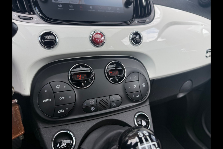 Fiat 500 1.0 Hybrid Dolcevita - Navi - Climate - Panodak - Parkeerhhulp - Lage stand
