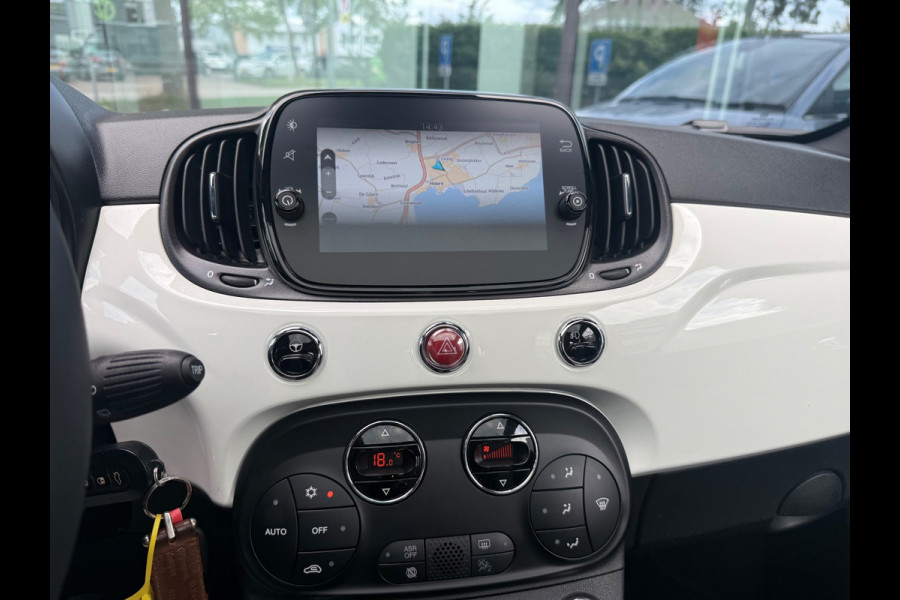 Fiat 500 1.0 Hybrid Dolcevita - Navi - Climate - Panodak - Parkeerhhulp - Lage stand