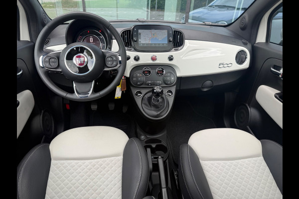 Fiat 500 1.0 Hybrid Dolcevita - Navi - Climate - Panodak - Parkeerhhulp - Lage stand