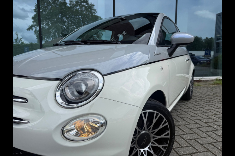 Fiat 500 1.0 Hybrid Dolcevita - Navi - Climate - Panodak - Parkeerhhulp - Lage stand