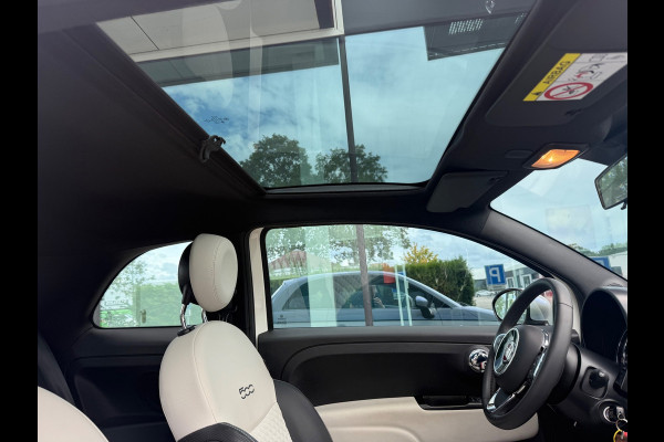 Fiat 500 1.0 Hybrid Dolcevita - Navi - Climate - Panodak - Parkeerhhulp - Lage stand