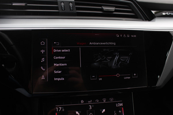 Audi e-tron 55 quattro S edition 95 kWh 46.023 km!. / SoH 94,6% / Panoramadak / 360Camera / Head-up / Luxe Leder / Luchtvering / 21'' / B&O / Softclose / Matrix LED / CarPlay / Dodehoek / DAB / ACC / Stoelmassage+Ventilatie