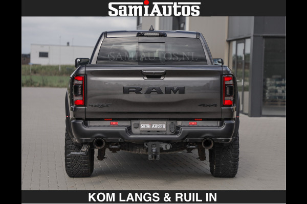 Dodge Ram TRX HELLCAT 712 PK 6.2 V8 | BOM VOL | GRANITE MET ZWART LEDER RODE STIKSELS | CREW CAB DUBBELE CABINE DC | 5 PERSOONS GRIJS KENTEKEN |