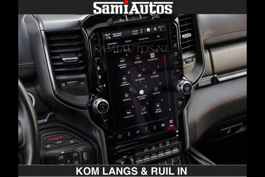 Dodge Ram TRX HELLCAT 712 PK 6.2 V8 | BOM VOL | GRANITE MET ZWART LEDER RODE STIKSELS | CREW CAB DUBBELE CABINE DC | 5 PERSOONS GRIJS KENTEKEN |