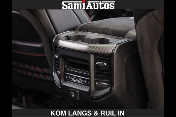 Dodge Ram TRX HELLCAT 712 PK 6.2 V8 | BOM VOL | GRANITE MET ZWART LEDER RODE STIKSELS | CREW CAB DUBBELE CABINE DC | 5 PERSOONS GRIJS KENTEKEN |