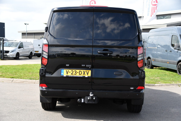 Ford Transit Custom 320 2.0 TDCI L2H1 Limited Black Edition Adaptieve Cruise, Camera, Carplay, 2 x Schuifdeur, 170pk, Automaat, Sensoren, Trekhaak, Stoelverwarming, Multimedia, Uniek!