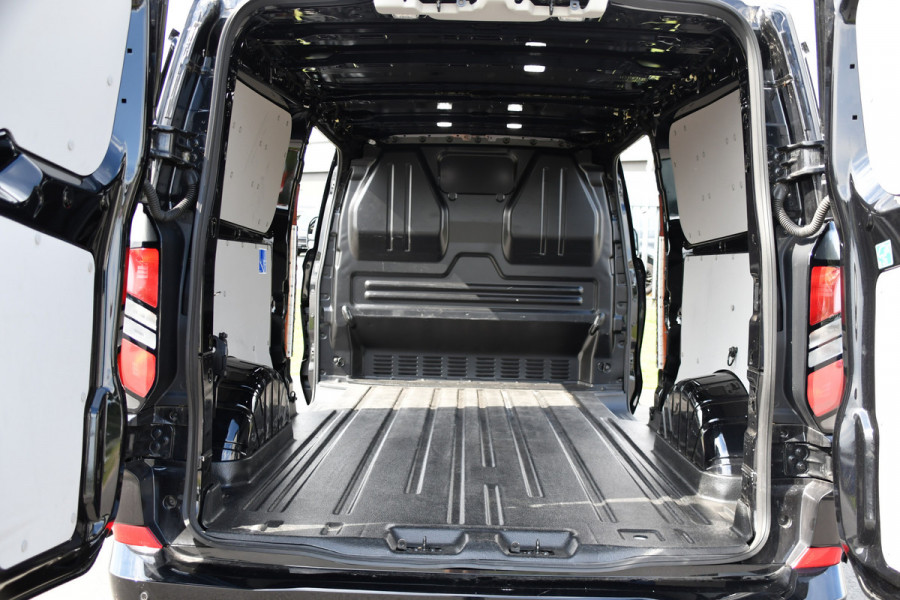 Ford Transit Custom 320 2.0 TDCI L2H1 Limited Black Edition Adaptieve Cruise, Camera, Carplay, 2 x Schuifdeur, 170pk, Automaat, Sensoren, Trekhaak, Stoelverwarming, Multimedia, Uniek!