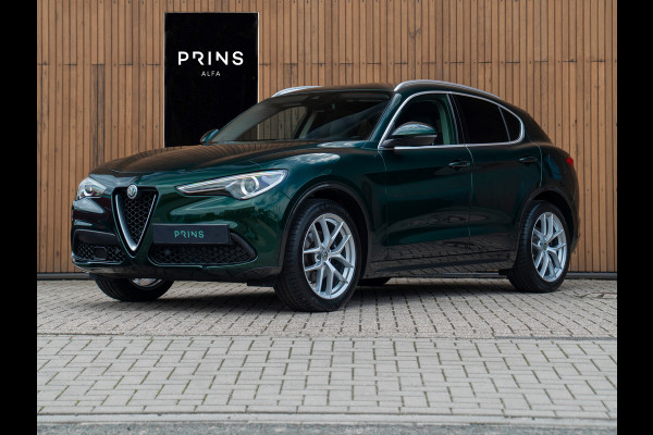 Alfa Romeo Stelvio 2.0T 280pk AWD Ti Lusso MY21 | Verde Visconti | Lederen dash. | CarPlay | Adapt. cruise