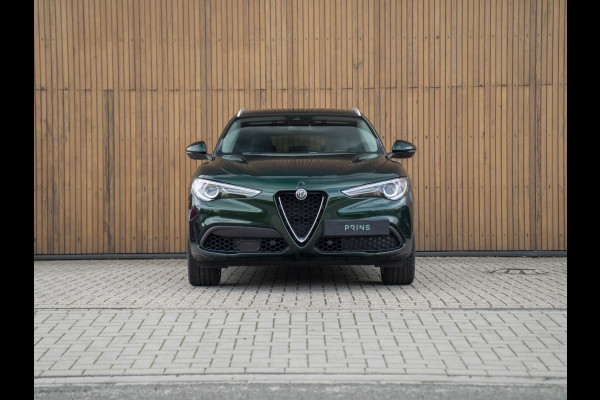 Alfa Romeo Stelvio 2.0T 280pk AWD Ti Lusso MY21 | Verde Visconti | Lederen dash. | CarPlay | Adapt. cruise