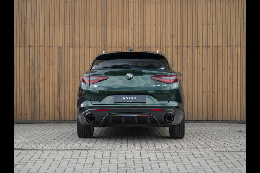 Alfa Romeo Stelvio 2.0T 280pk AWD Ti Lusso MY21 | Verde Visconti | Lederen dash. | CarPlay | Adapt. cruise
