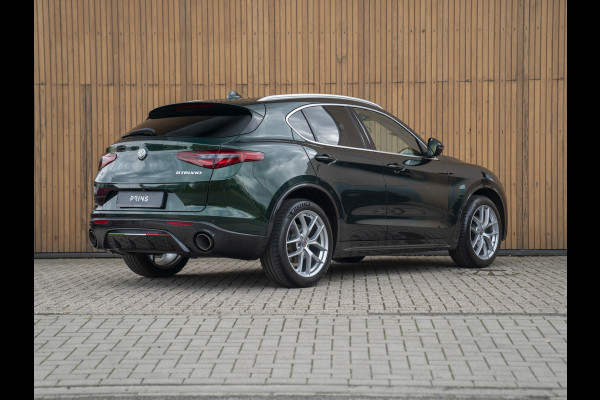 Alfa Romeo Stelvio 2.0T 280pk AWD Ti Lusso MY21 | Verde Visconti | Lederen dash. | CarPlay | Adapt. cruise