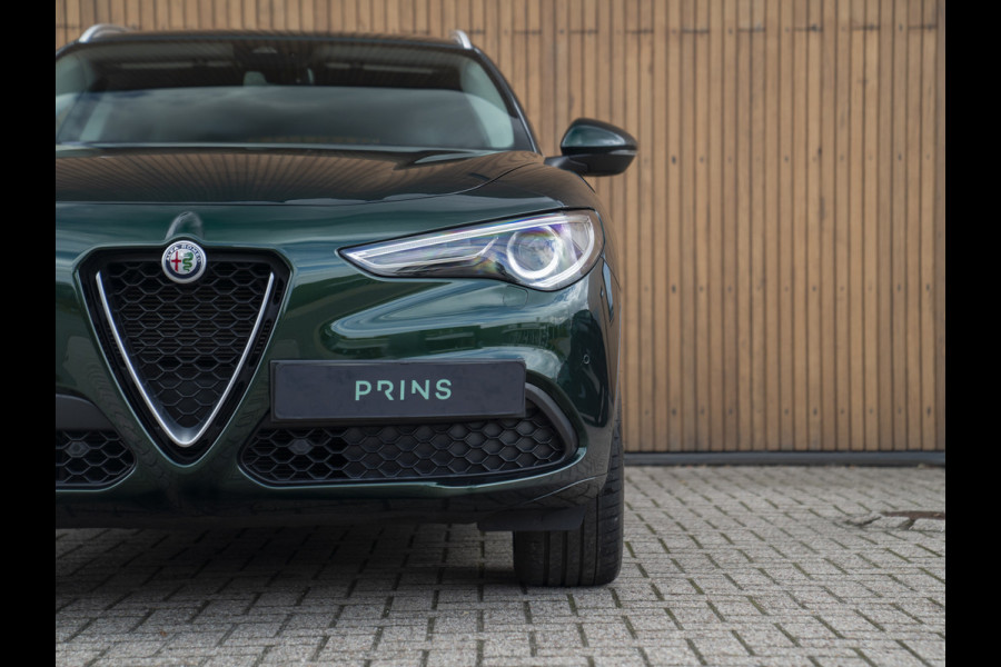 Alfa Romeo Stelvio 2.0T 280pk AWD Ti Lusso MY21 | Verde Visconti | Lederen dash. | CarPlay | Adapt. cruise