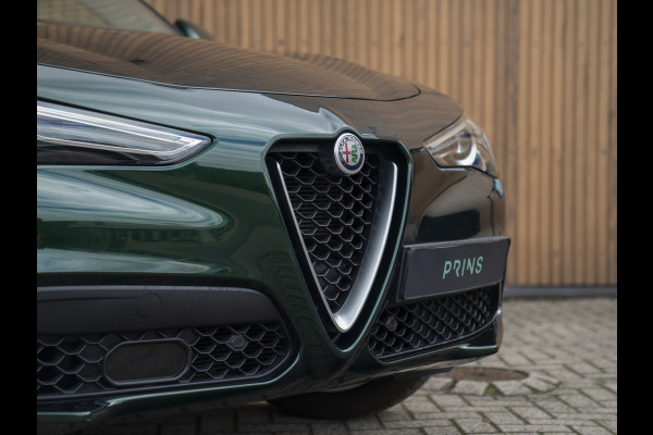 Alfa Romeo Stelvio 2.0T 280pk AWD Ti Lusso MY21 | Verde Visconti | Lederen dash. | CarPlay | Adapt. cruise