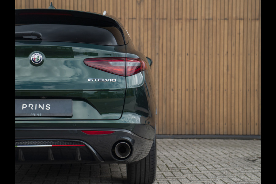 Alfa Romeo Stelvio 2.0T 280pk AWD Ti Lusso MY21 | Verde Visconti | Lederen dash. | CarPlay | Adapt. cruise