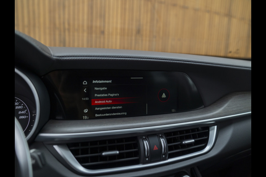 Alfa Romeo Stelvio 2.0T 280pk AWD Ti Lusso MY21 | Verde Visconti | Lederen dash. | CarPlay | Adapt. cruise