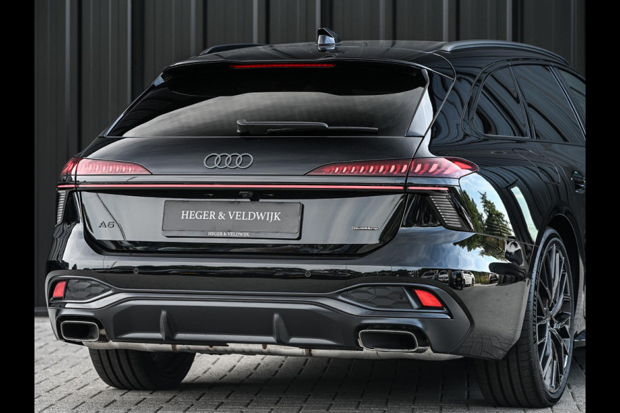 Audi A6 Avant 2.0 e-hybrid quattro S edition Competition 367pk | Panoramadak | Achterasbesturing | 360 Camera | Memory Seat | Ambiance Interieur | Stoelverwarming | Adaptive Cruise | Trekhaak | Passagiers Display |