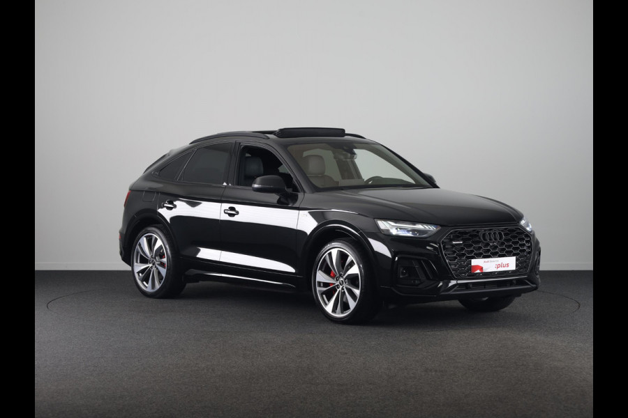 Audi Q5 Sportback 55 TFSI e S edition Competition 367pk | Private Lease € 994,- per maand |  Panoramadak | Trekhaak | Head up Display | B&O Premium Audio | Verlengde garantie | S-line interieur