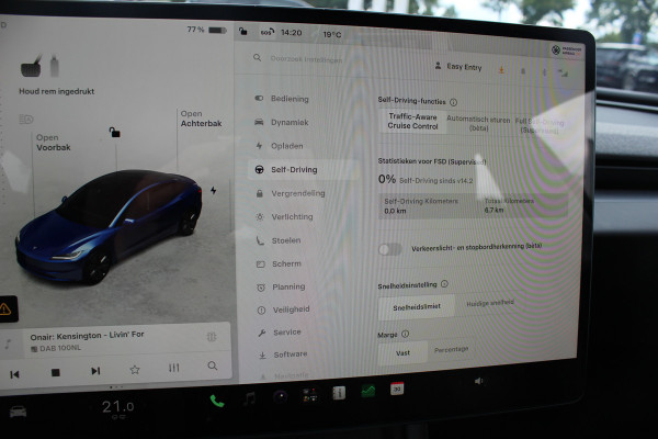 Tesla Model 3 RWD 60 kWh / Autopilot 4 / 4season banden / Panoramadak / Camera / Leder / 18'' / Navigatie / Stoelverwarming