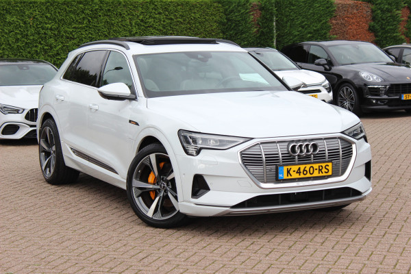 Audi e-tron e-tron 55 quattro advanced Pro Line Plus 95 kWh / SoH 93,7% / Panoramadak / 360Camera / Head-up / Leder / 21'' / Luchtvering / B&O / Softclose / Sportstoelen / Stoelverwarming / Dodehoek / DAB / ACC