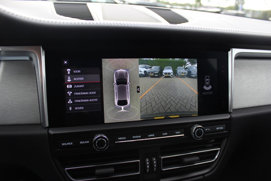 Porsche Macan 2.9 Turbo / Panoramadak / 360Camera / Standkachel / Luchtvering / Adaptieve Stoelen / Keyless / 21'' / Matrix LED / Bose / Sportdesign / Ventilatie+Verwarming / Dodehoek / DAB / ACC