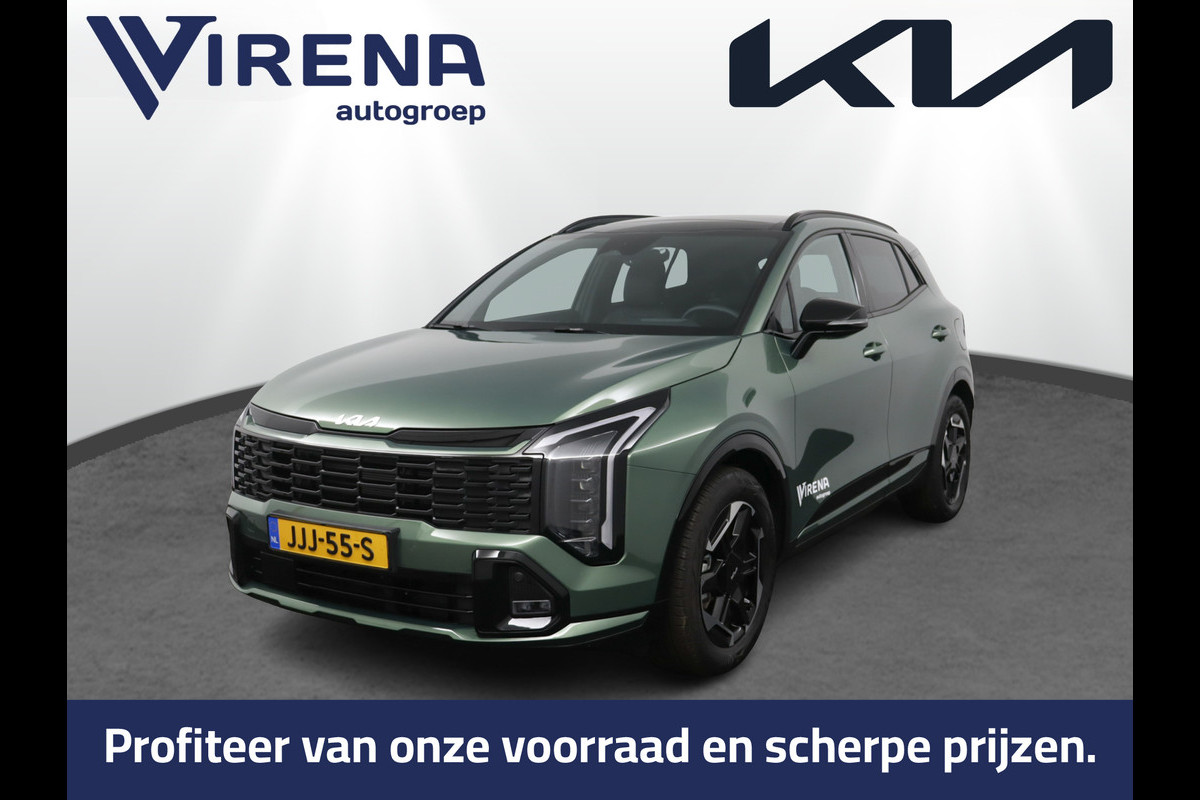 Kia Sportage 1.6 T-GDi Hybrid GT-Line Apple Carplay/Android Auto - Cruise Control - Dodehoekdetectie - Schuif-/Kanteldak  - Navigatie - Stuur/Stoelverwarming - Fabrieksgarantie tot 10-2032