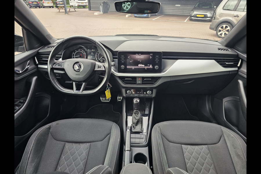 Škoda Kamiq 1.5 TSI ACT Sport Business | Automaat | Pano | Trekhaak | Black pack | Elek. achterklep | App-connect | Lane Assist | Sunset |