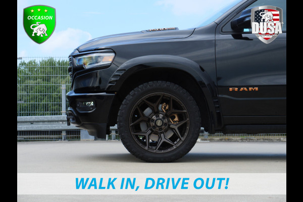 RAM 1500 Limited | 5.7 V8 | 4x4 | Crew Cab | Guerrilla Exhaust | RAMBAR | 22 inch 4play | Accent kleur | Full option Nieuw binnen!