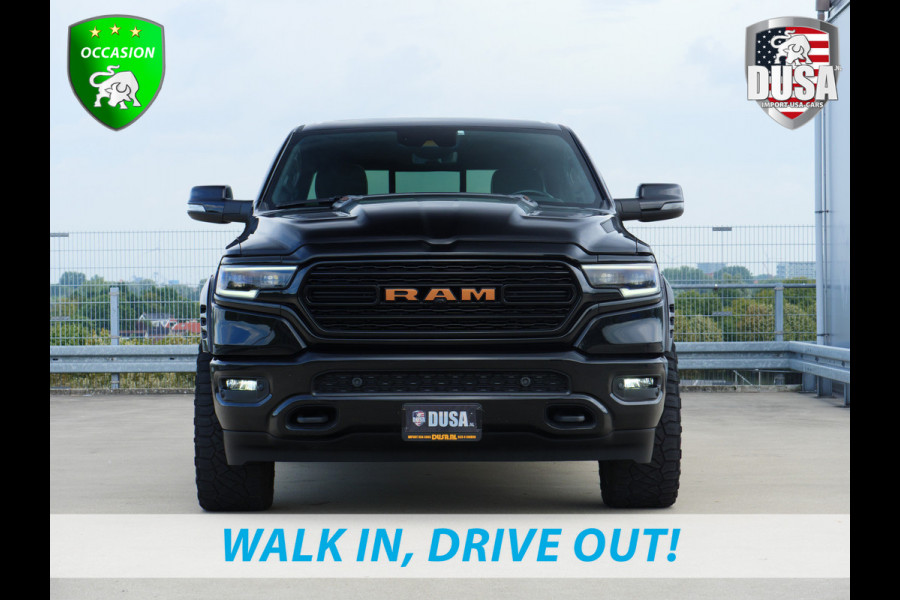 RAM 1500 Limited | 5.7 V8 | 4x4 | Crew Cab | Guerrilla Exhaust | RAMBAR | 22 inch 4play | Accent kleur | Full option Nieuw binnen!