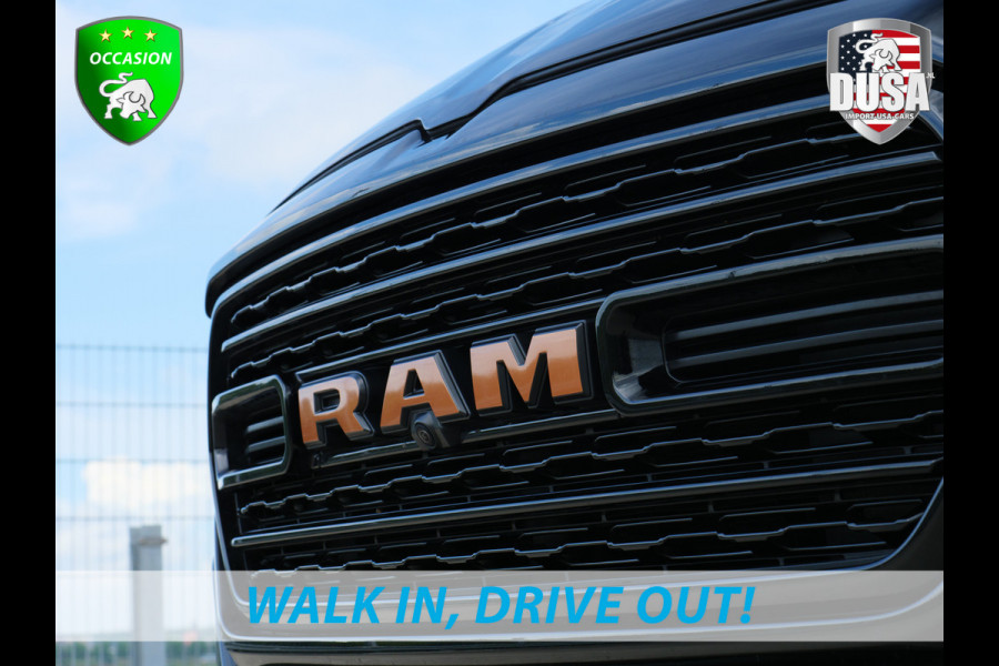 RAM 1500 Limited | 5.7 V8 | 4x4 | Crew Cab | Guerrilla Exhaust | RAMBAR | 22 inch 4play | Accent kleur | Full option Nieuw binnen!