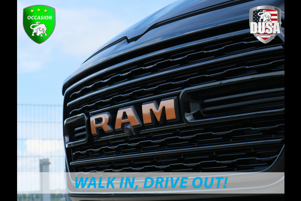 RAM 1500 Limited | 5.7 V8 | 4x4 | Crew Cab | Guerrilla Exhaust | RAMBAR | 22 inch 4play | Accent kleur | Full option Nieuw binnen!