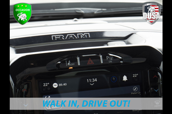 RAM 1500 Limited | 5.7 V8 | 4x4 | Crew Cab | Guerrilla Exhaust | RAMBAR | 22 inch 4play | Accent kleur | Full option Nieuw binnen!