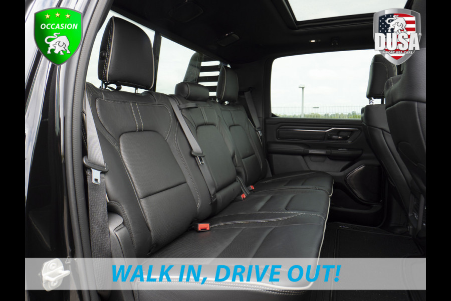RAM 1500 Limited | 5.7 V8 | 4x4 | Crew Cab | Guerrilla Exhaust | RAMBAR | 22 inch 4play | Accent kleur | Full option Nieuw binnen!