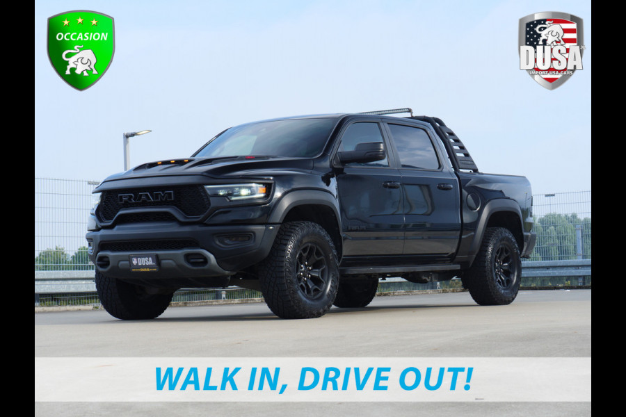 RAM 1500 | TRX | 6.2L Supercharged V8 | Crew cab | 4X4 | 850pk! | LED Package | RAMBAR | Leder | Panorama | Harman Kardon Nieuw binnen!