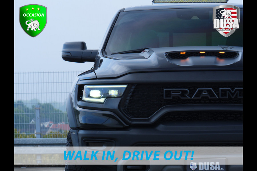 RAM 1500 | TRX | 6.2L Supercharged V8 | Crew cab | 4X4 | 850pk! | LED Package | RAMBAR | Leder | Panorama | Harman Kardon Nieuw binnen!