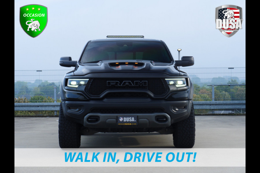 RAM 1500 | TRX | 6.2L Supercharged V8 | Crew cab | 4X4 | 850pk! | LED Package | RAMBAR | Leder | Panorama | Harman Kardon Nieuw binnen!