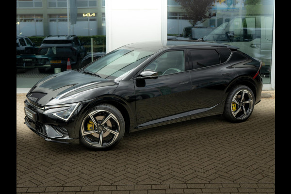 Kia Ev6 GT-Line Business Edition 84 kWh Speciale uitvoering | 21 inch GT velgen | Hifi upgrade met Subwoofer | Gele remklauwen | Stoel verwarming l Elektrische kofferklep | GT pakket | LED | Keyless | 20 inch LMV