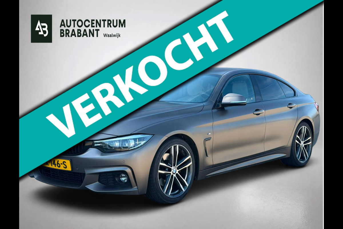 BMW 4 Serie Gran Coupé 430i High Executive M-sport(NL-auto, Dealer OnderH, Navi, StoelV, Climate Con, Leder, Etc)