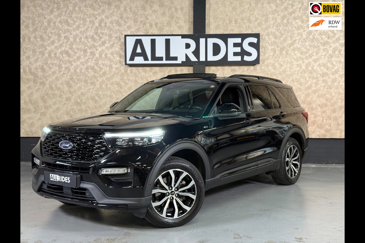 Ford Explorer 3.0 V6 EcoBoost PHEV ST-Line | Pano | Carplay | Stuur/Stoelverwarming | Trekhaak | Stoelverkoeling | 7 Zits