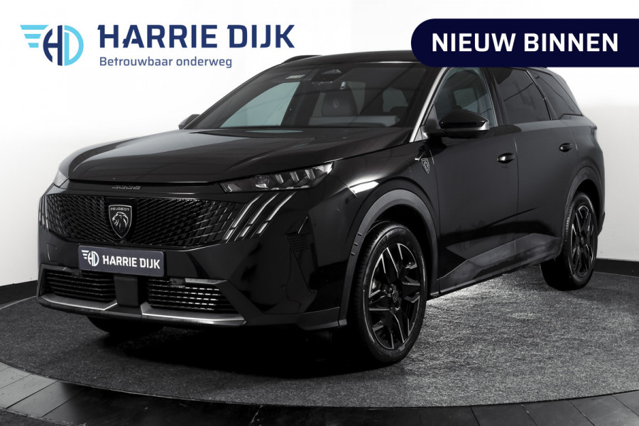 Peugeot 5008 1.2 Hybrid 145 GT 7-pers | Afn. Trekhaak | Dig. Cockpit | Adapt. Cruise | Stoel-+Stuurverw. | PDC | 360 Camera | NAV + App. Connect | ECC | Elek. Klep | LM 19" | 7548