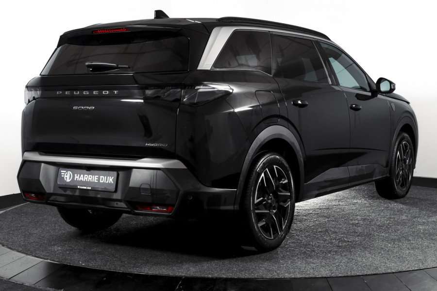 Peugeot 5008 1.2 Hybrid 145 GT 7-pers | Afn. Trekhaak | Dig. Cockpit | Adapt. Cruise | Stoel-+Stuurverw. | PDC | 360 Camera | NAV + App. Connect | ECC | Elek. Klep | LM 19" | 7548