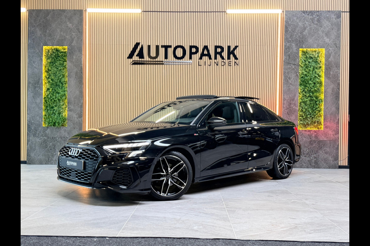 Audi A3 Limousine 30 TFSi 3X S-LINE|PANO|MATRIX LED|ACC|KEYLESS|NIGHTPAKKETCARPLAY|DEALER ONDERHOUDEN|SFEERVERLICHTING|NL AUTO|NAP
