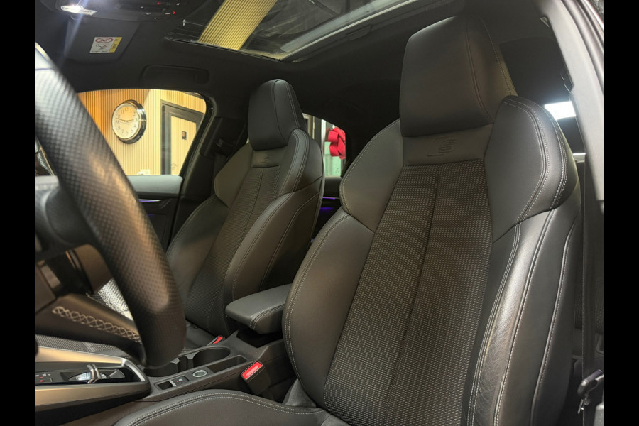 Audi A3 Limousine 30 TFSi 3X S-LINE|PANO|MATRIX LED|ACC|KEYLESS|NIGHTPAKKETCARPLAY|DEALER ONDERHOUDEN|SFEERVERLICHTING|NL AUTO|NAP