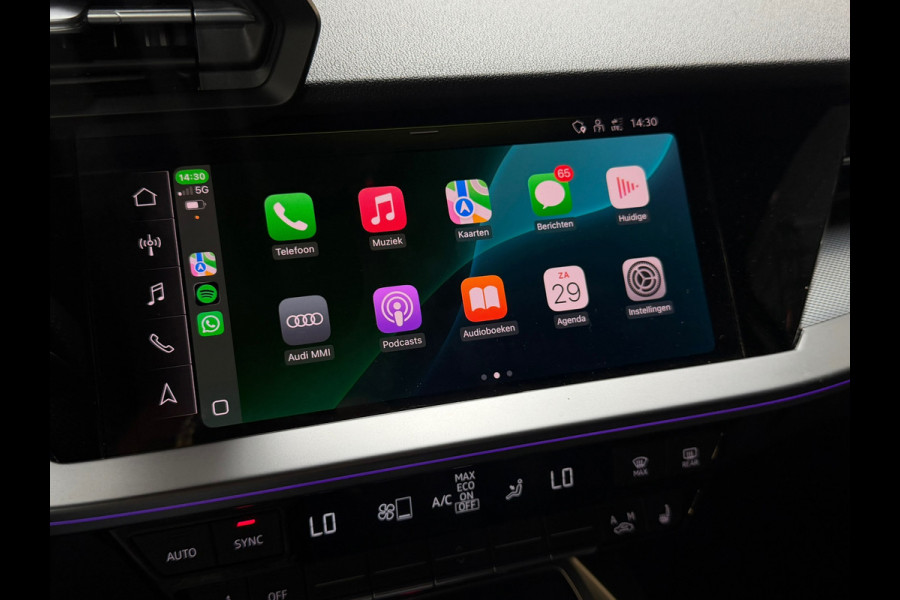 Audi A3 Limousine 30 TFSi 3X S-LINE|PANO|MATRIX LED|ACC|KEYLESS|NIGHTPAKKETCARPLAY|DEALER ONDERHOUDEN|SFEERVERLICHTING|NL AUTO|NAP