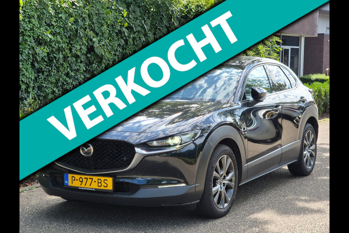 Mazda CX-30 2.0 LUXURY e-SkyActiv-X M Hybrid Luxury BOSE Geluid 1e Eigenaar NL NAP Navi Dode hoek Trekhaak volle optielijst