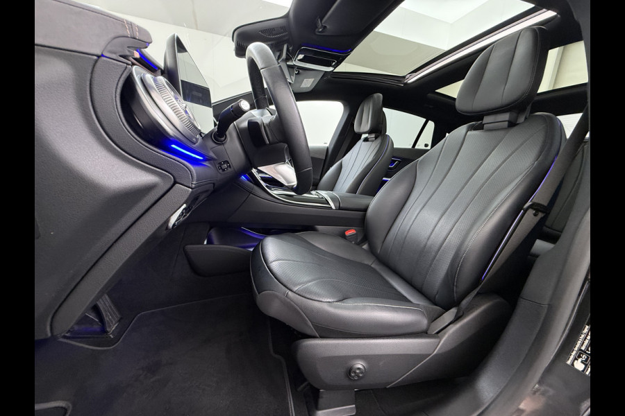 Mercedes-Benz EQE 350+ Launch Ed. Luxury Line 91kWh SOH 100% Leder+Verwarmd Panoramadak Adap.Cruise Burmester®3D-Surround-Audio Memory Navi Camera Lmv Pdc High Perf.-Led Elek.Achterklep DAB+ Privacy Glas 1e Eigenaar Dealeronderhouden Origineel Nederlandse Auto