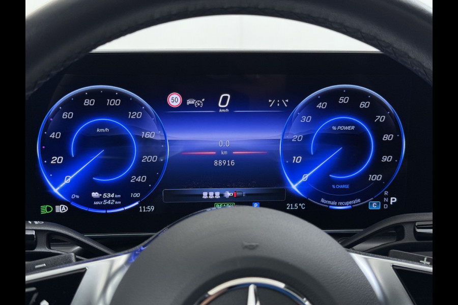 Mercedes-Benz EQE 350+ Launch Ed. Luxury Line 91kWh SOH 100% Leder+Verwarmd Panoramadak Adap.Cruise Burmester®3D-Surround-Audio Memory Navi Camera Lmv Pdc High Perf.-Led Elek.Achterklep DAB+ Privacy Glas 1e Eigenaar Dealeronderhouden Origineel Nederlandse Auto